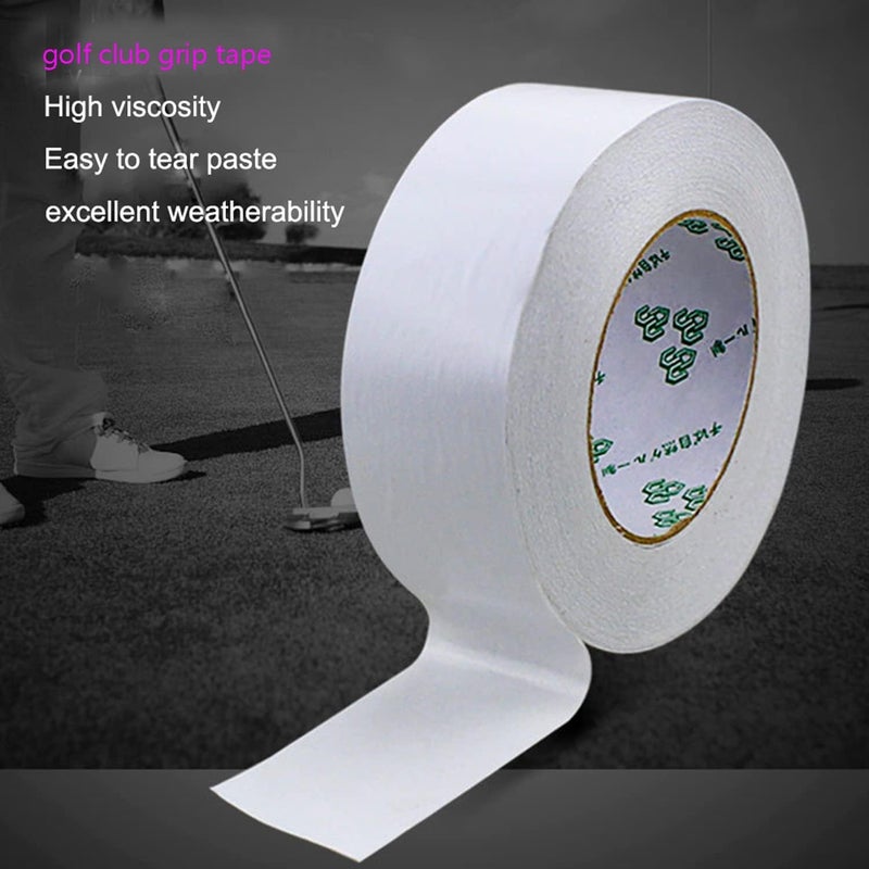 Xwejek 2inch X27yard Double Sided Golf Grip Tape,Grip Strip Tape Roll for Clubs Wood Iron Wedge Putter,Golf Grip Kits for Regripping Golf Clubs,Easy to Peel & Cut - Image 4